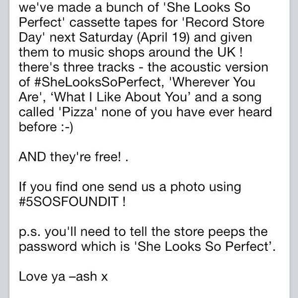 DontBoreUs's tweet photo. 5SOS Record Store Day UK #5SOSFOUNDIT http://t.co/3bTO7BI56B