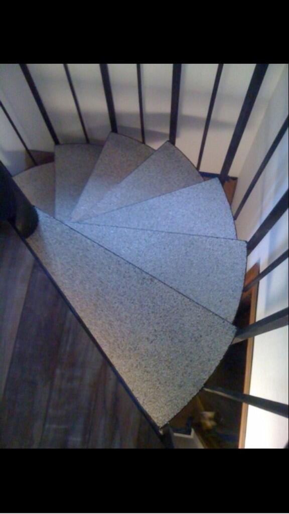 resfloor's tweet image. Spiral staircase install