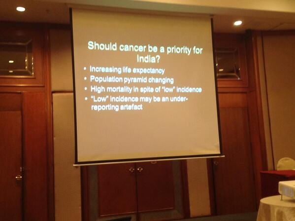 TheLancetOncol's tweet image. Why should cancer care be a priority in India? #aos2014