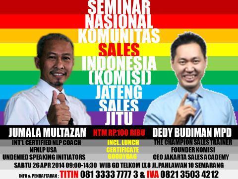 KOMISISolo's tweet photo. Sukseskan Seminar Nasional Sales Indonesia @KOMISI_Crew @sales_jitu http://t.co/Ck1RAzgfyO