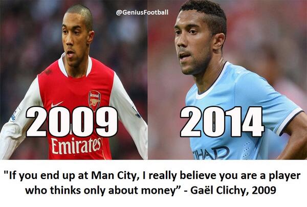TheClubPark's tweet photo. Oh Clichy http://t.co/pSmcc4oFFK