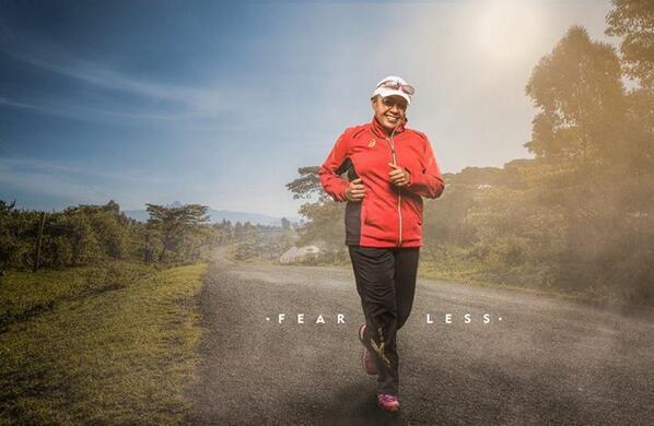 Wishing the First Lady all the best in today's #LondonMarathon. Digital coverage courtesy of <a href="/KenyaAirways/">Official Kenya Airways</a>.