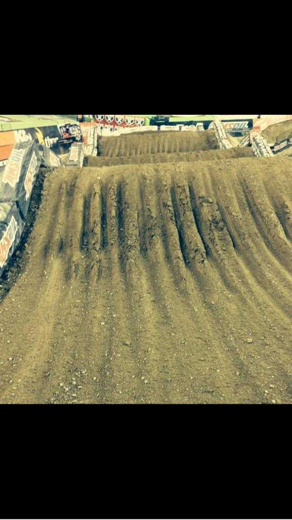 Needless to say the track was gnarly