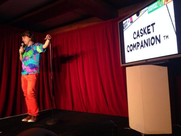 SETLISTSHOW's tweet photo. "@vonhanlon Couple o'photos from last night @SETLISTSHOW #MICF http://t.co/IZVsIsmCfP" THANKS! @themiltonjones @calbo Wilson #RandyThePuppet