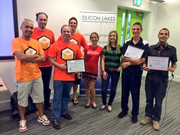 shazzybell78's tweet photo. The #SpaceApps #GoldCoast winners! @SiliconLakes @gctechspace @jenngustetic http://t.co/ttOnKtelJu