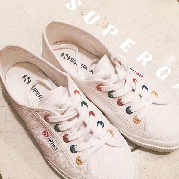 superga coloured rivets