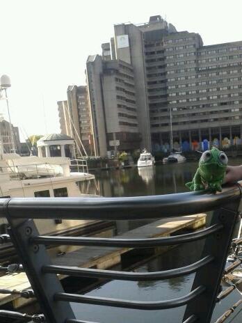 WheresPascal_'s tweet image. Pascal is excited to be in London! St Katherine's Dock. #pascallywag