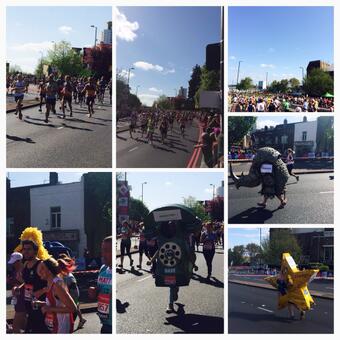 Such an amazing morning good luck to everyone running the marathon gooo goooo goooooi http://t.co/Co<a href="/tag/beautifulfriendsbyheart"class="tags"><span>#beautifulfriendsbyheart</span></a>