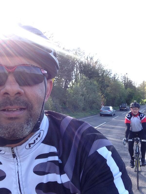 Steve_Pyne's tweet photo. #boxleyhill defeated great ride #feelinggood #weekendsareforcycling @ChrisRixson @GoSkyRide http://t.co/CUzNEOoCT7