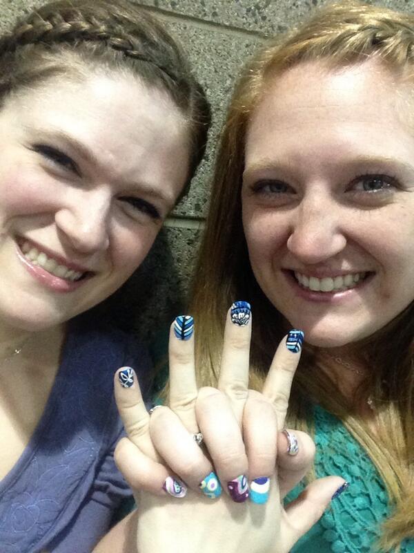 verabradley's tweet image. So cute! RT @leeannmc: @verabradley excited for our #vbos nails again this year!! #vbos14 @emmachaela