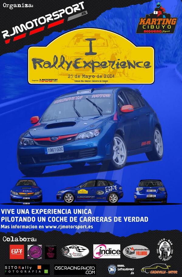RJMotorsport's tweet photo. Vive una experiencia única pilotando un coche de carreras de verdad. Más info en:  http://t.co/zrB5nmLg2G http://t.co/cifxHl2n2X