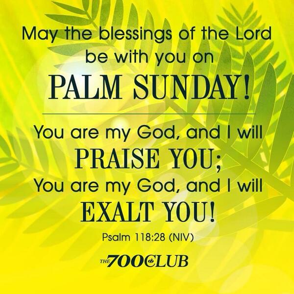 HelenCShelton's tweet image. #PalmSunday #WalkWithHim #GodIsGood