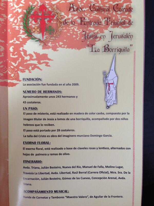 BasiAlcalde's tweet photo. @borriquitacasar inicia #SemansantaCasariche2014, que tengáis buena procesión ... http://t.co/UaHW5uCmFi