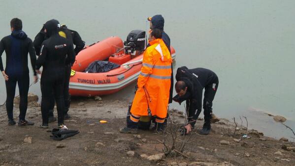 Tunceli AFAD kaybolan vatandaşı sualtı arama çalışmaları