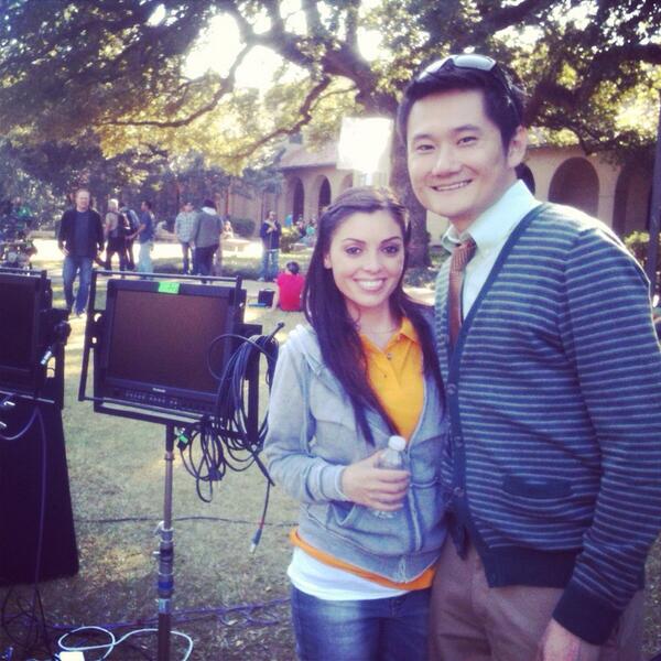 This was on the set of #GodsNotDeadMovie at #LSU with the beautiful <a href="/TheHadeelSittu/">Hadeel Sittu</a> Good times #GodsNotDead