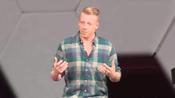 KGWNews's tweet image. Macklemore speaks at TEDx Portland bit.ly/1qtPfCl