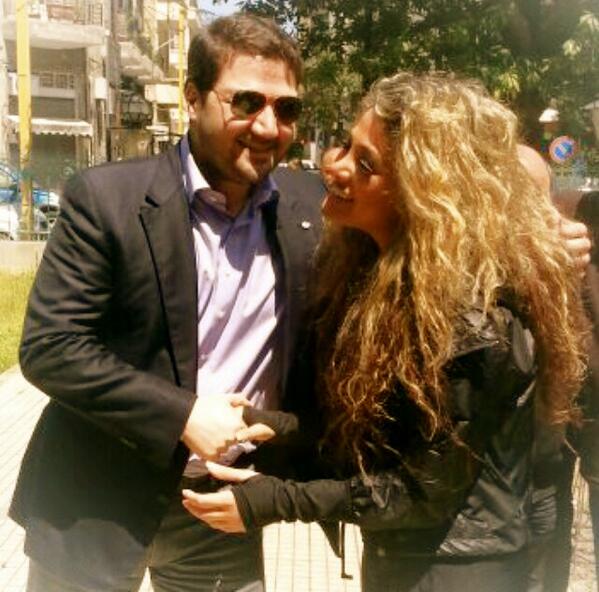 Angela_Mrad's tweet photo. with Nadim Gemayel @ my place " Achrafieh " .. http://t.co/RjHtA3bd10