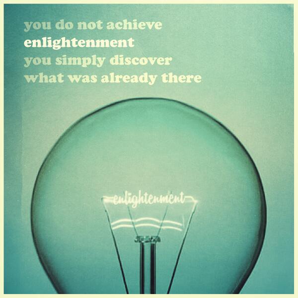 BrightPathUK's tweet image. 'You do not achieve enlightenment, you simply discover what was already there' @chithappensbook @TheBrightPath