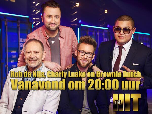 TheHitRTL's tweet image. Vanavond om 20:00 bij #RTL5 @robdenijs @CharlyLuske en @browniedutch in #TheHit RT als je kijkt!