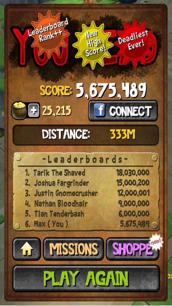 JimiiiWhite's tweet photo. Ayyyye I made the leaderboards!!😎 #MaxAxe http://t.co/wPCFdr1Brz