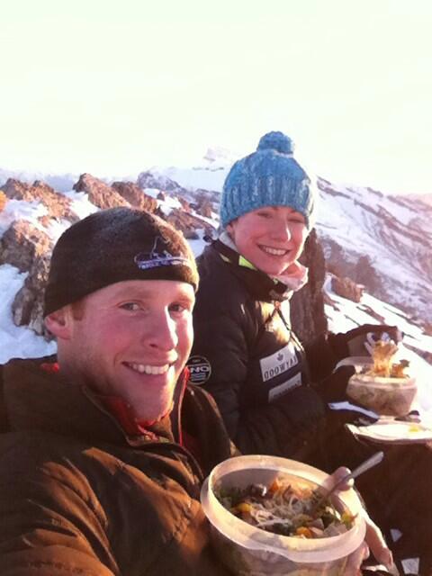 HammiTime's tweet photo. "Wanna go out somewhere for dinner Saturday...how about on top of a mountain?"@AlyssonMarshall #mountainlife #HaLing http://t.co/rZHV4awuBp