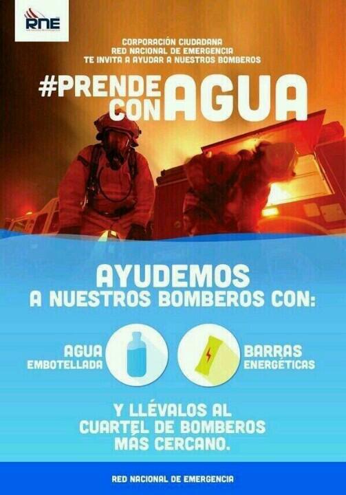 INFORMADORCHILE's tweet photo. Se necesita agua para los héroes anónimos RT http://t.co/YW7xz9Eis2