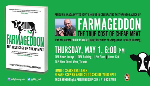 @LocalFoodPlus What cost cheap meat? bit.ly/1j95ZsO Join <a href="/philip_ciwf/">Philip Lymbery</a> May 1st for Cdn launch of #Farmageddon