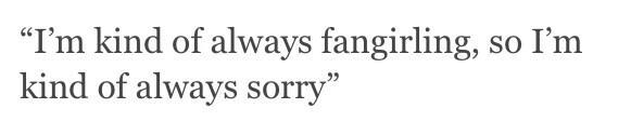 thefandomlyfe's tweet image. #SorryNotSorry 💁