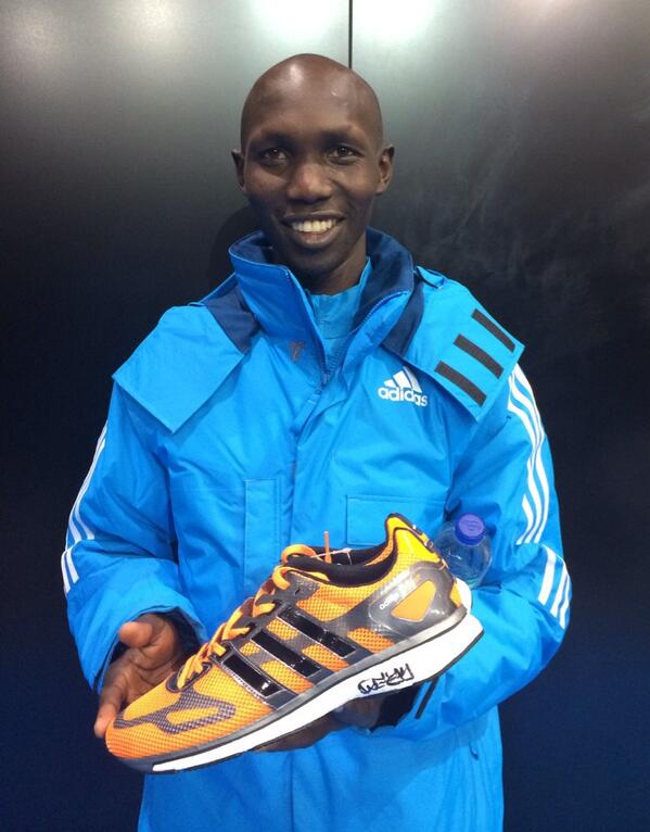adidasrunning's tweet image. London Marathon done. Now follow and RT for the chance to own @Kipsang_2_03_23's signed adios Boost #boostlondon