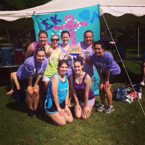 itz_mi_ashley's tweet image. 2nd place winners at ΔΓ&apos;s 2014 Anchor Splash! #ΣΚ #LambdaAlpha 🏆💜