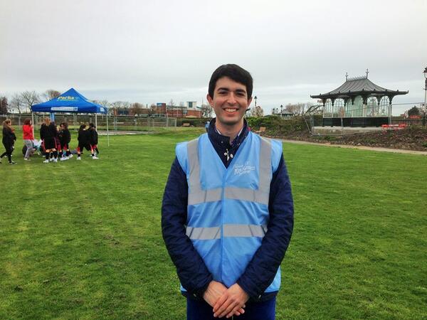 DavidBartonCC's tweet photo. Volunteering with fellow Friends of Kings Gardens (FOKG) at our Easter Egg Run. http://t.co/gJKLKytCgM
