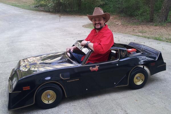 BanditTim's tweet image. I heard people are bigger now than back in the 70's.
 Look what happened when I took the Trans am out for a drive!