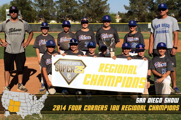 Our 1st <a href="/PGSuper25_FC/">Four Corners Region</a> Regional Champions are the 10u San Diego Show! #repyourregion