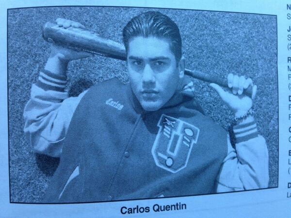 HustonStreet's tweet photo. Letter jacket $300, @vidalsassoon hair gel $22, having a second career as a model #PRICELESS vintage #spyonCarlos http://t.co/maYrVxDYT3