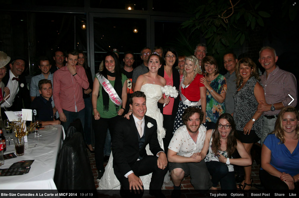 BiteSizeComedie's tweet photo. Last night's guests at @bitesizecomedie for @micomfest #MICF #MICF2014 http://t.co/FdmZ1xW17c