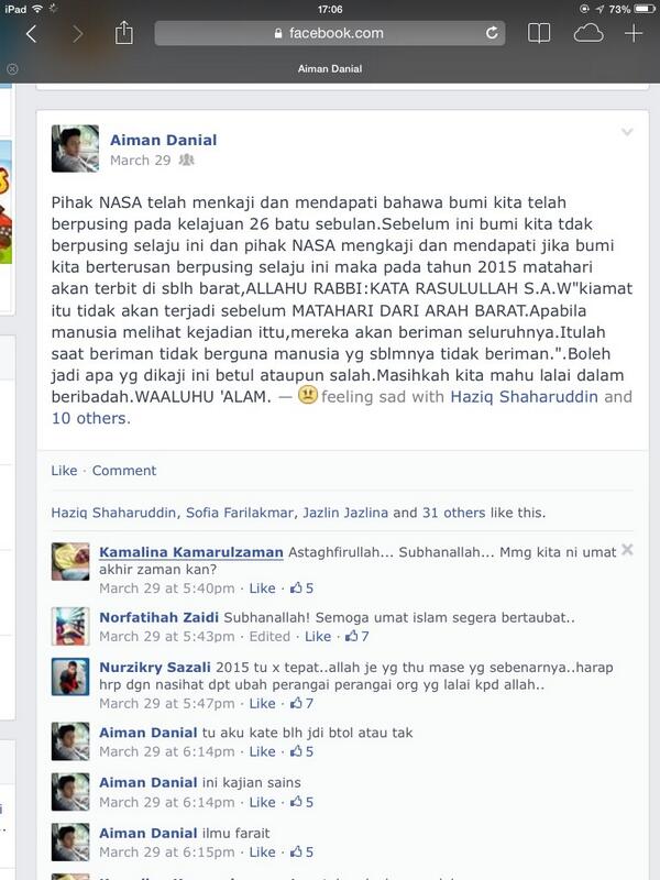 Ayat Lawak Facebook