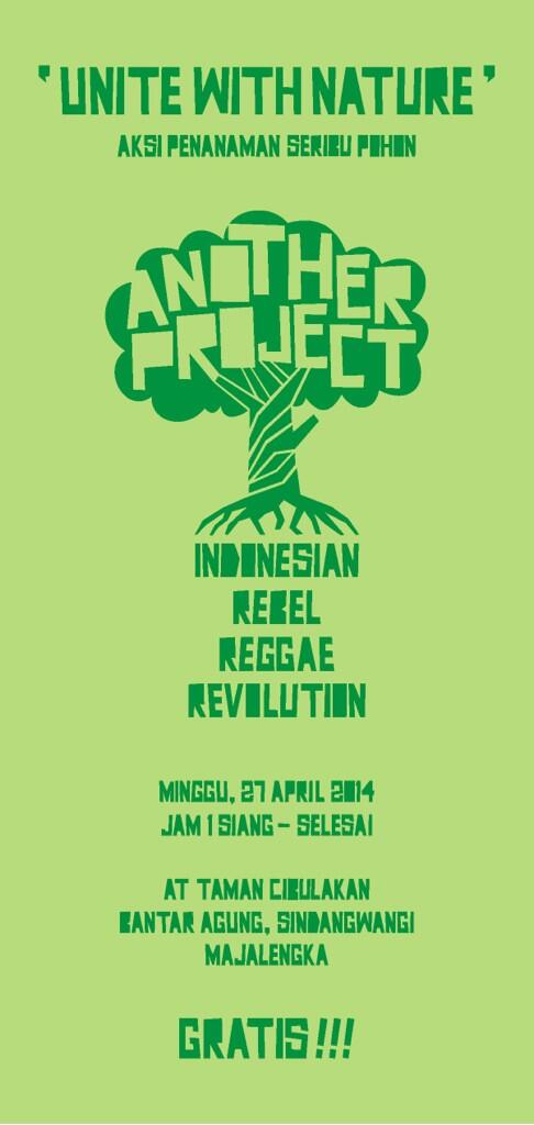 ANTHRPRJCT's tweet photo. PENANAMAN 1000 POHON Minggu, 27 April 2014 TAMAN CIBULAKAN, SINDANGWANGI, MAJALENGKA http://t.co/pXfdmeZwDt