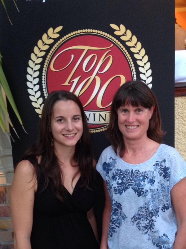 Our lovely winemakers Stephanie and Adele at the <a href="/Top100SAWines/">Top 100 SA Wines</a> awards, where we achieved joint first place