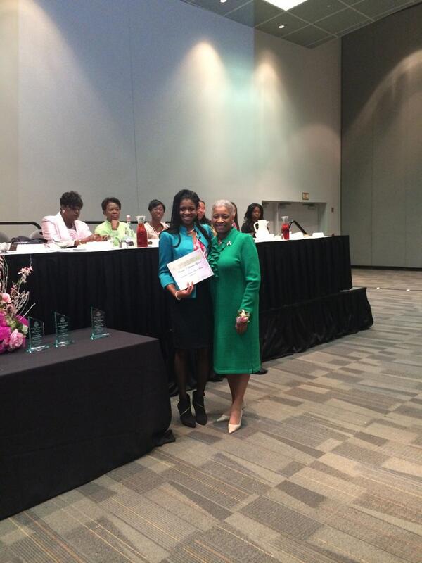 Congratulations to our very ownSoror Kimberley on her award for highest GPA and her all-expenses paid trip to China.