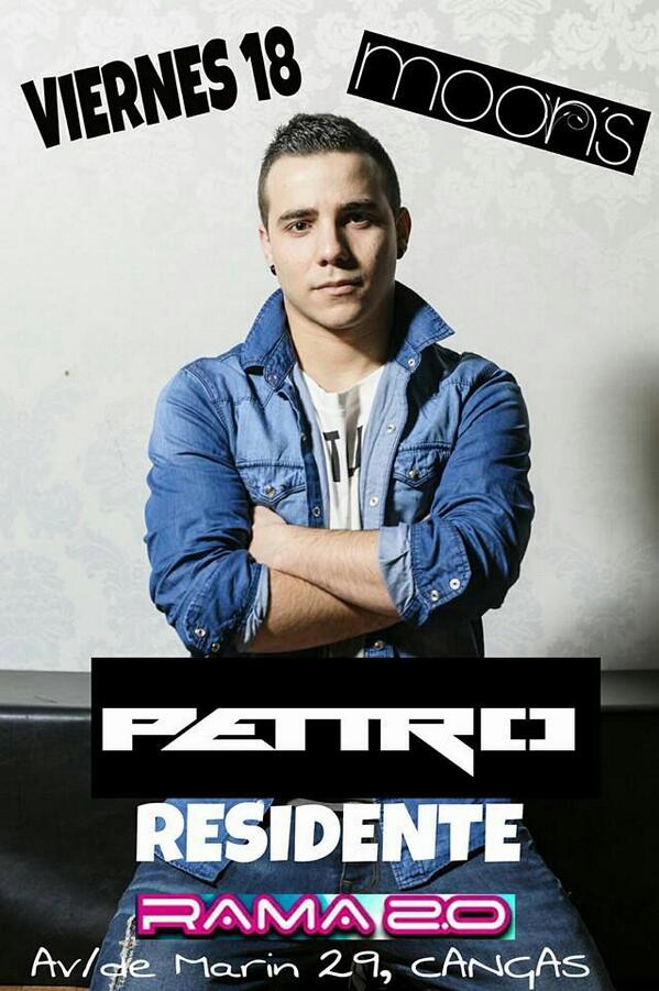 pettro_dj's tweet photo. Este Viernes de Semana Santa me encontrareis pinchando en la Sala Moons en Cangas!!!!! http://t.co/A6g22amIs9