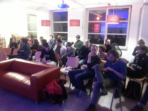 stiller_leser's tweet image. Getting ready for the next talk #html5BUG