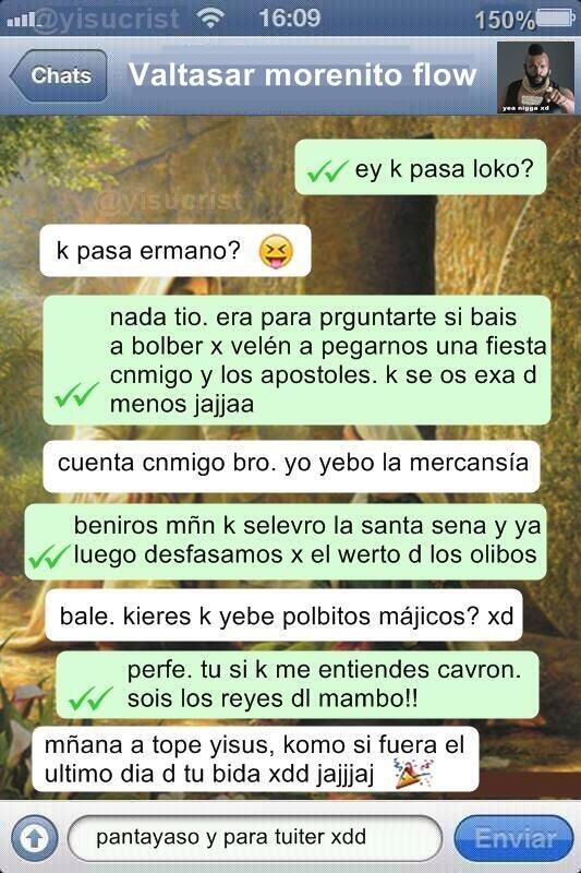 yisucrist's tweet photo. kedando con mi bro para desfasar x el barrio http://t.co/RCpDCWrGNk
