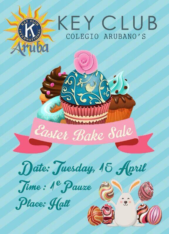 KeyClubAruba's tweet image. Tomorrow during recess we'll be having an Easter Bake Sale! All proceeds go to charity! See y'all there! #KeyBLESS