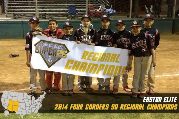 More <a href="/PGSuper25_FC/">Four Corners Region</a> Regional Champion photos making their way into HQ. Congratulations to the 9u Easton Elite!