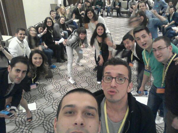 Huge selfie at the best conference ever... #yrtc2014