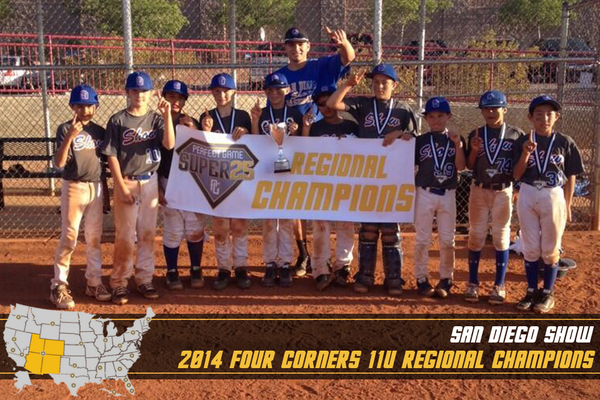 The 11u <a href="/PGSuper25_FC/">Four Corners Region</a> Regional Championship belongs to the San Deigo Show! Way to #makeastatement boys!