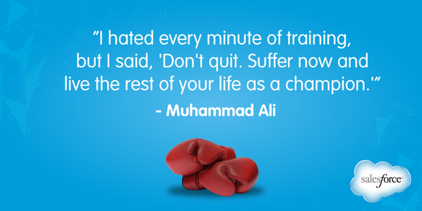 salesforce's tweet image. Success is in your hands.