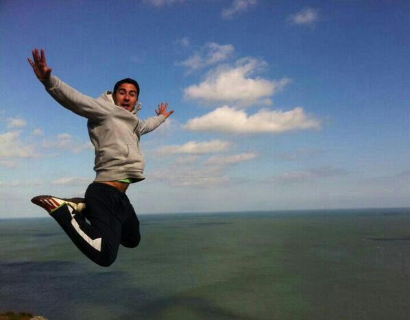Aprendiendo a volar en la Bahía de Howth...