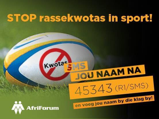 NelioDeSa's tweet photo. Help to #StopRacism to be enforced by South African Government in all SPORTS then SMS your name to 45343 http://t.co/9Bu9MD9KQp