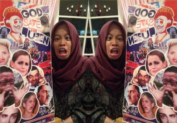 yuastihf's tweet photo. Finally! There's a place who's highly appriciate my gurning face ♥ Thanks @TicklesCafe #TicklesGurning http://t.co/JJ8E7hZDvN